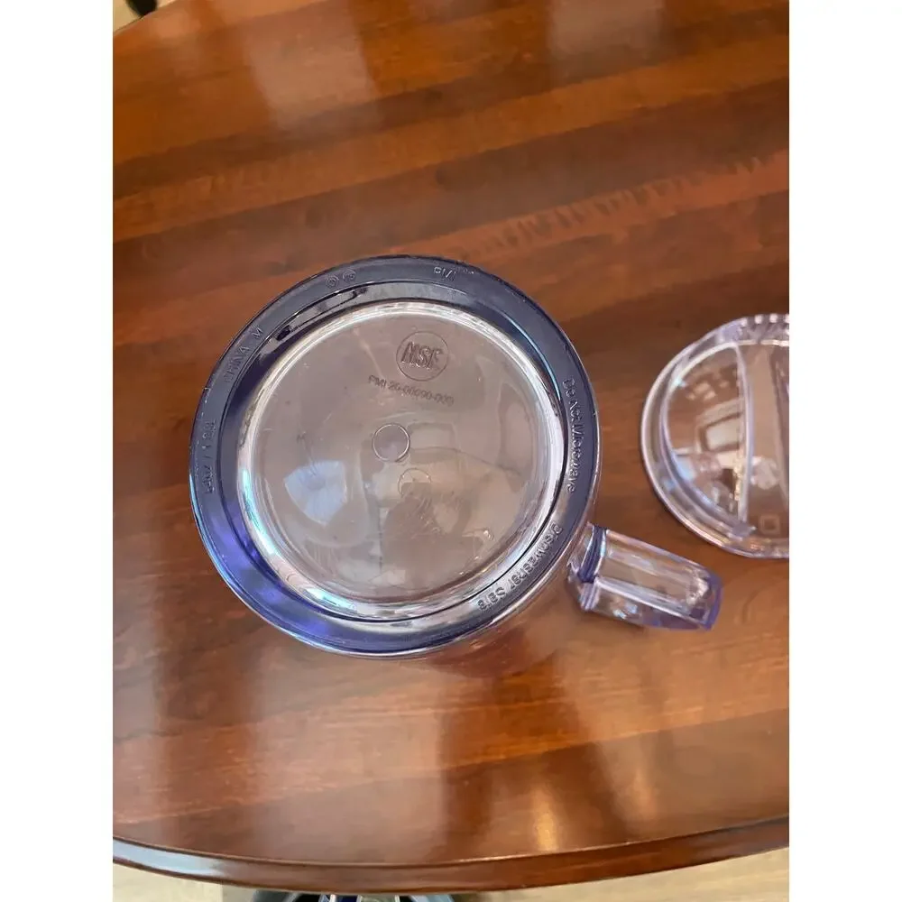 Service Ideas Clear Cold Beverage Pitcher 1.9L 64oz BPA‑Free Plastic w/ Lid